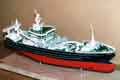Scale model of trawler Endre Dyroy
