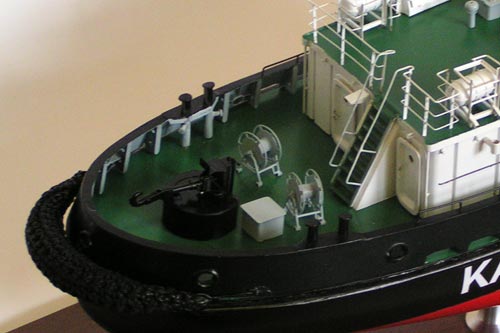 Scale model of tug Kazakhstan, aft part
